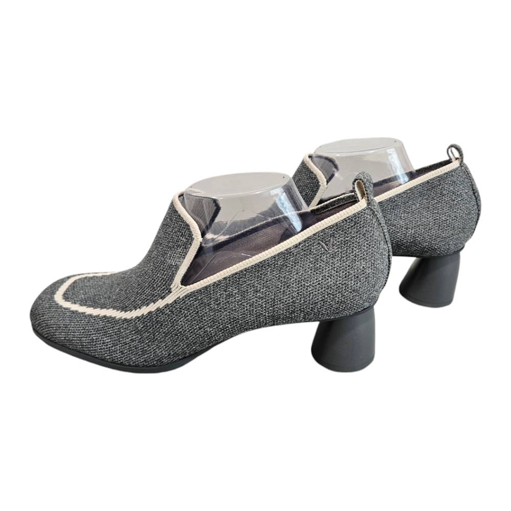 Vivaia Quinn Square Toe Block Heels Minimalist Office Classic EU42 US11.5
